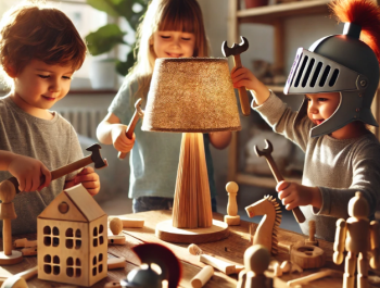 DIY : Fabriquer une lampe, un jouet ou un heaume en bois